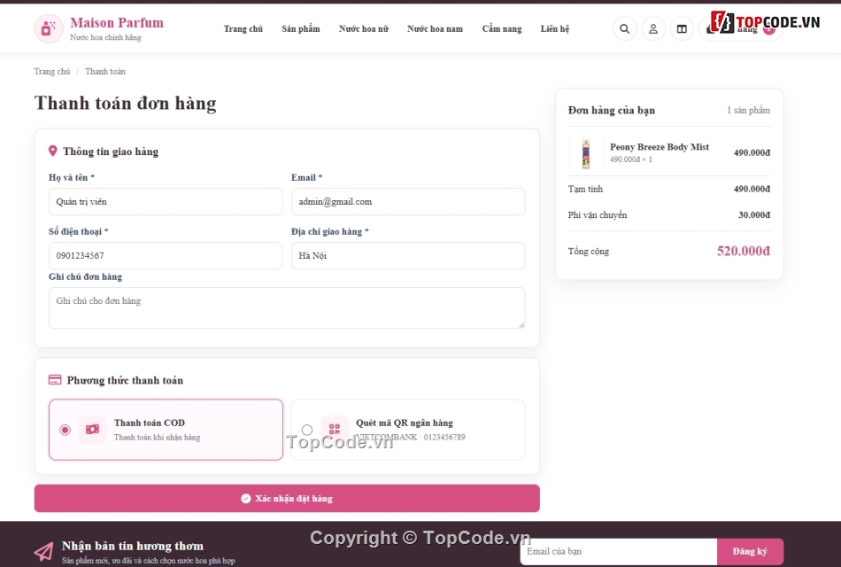 web bán nước hoa,web bán hoa,bán hoa